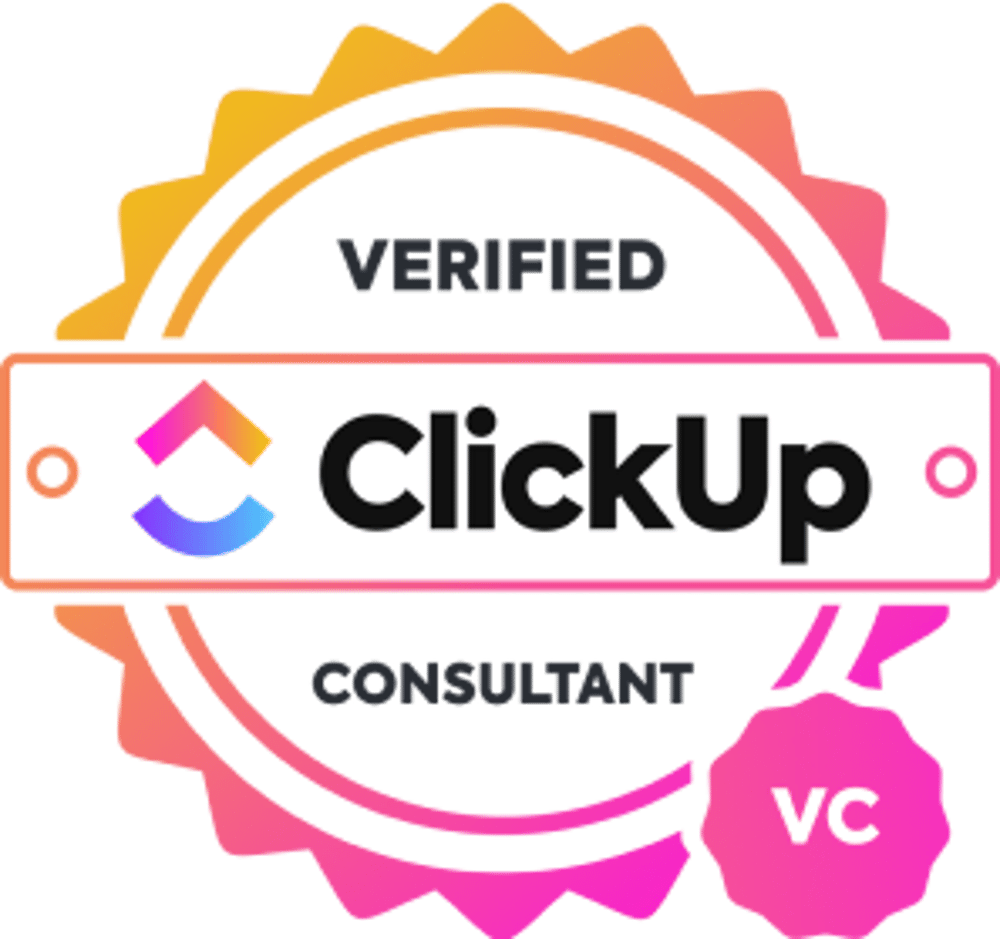 Verified ClickUp Consultant Verified ClickUp Consultant